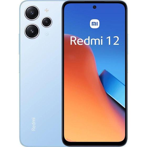 Smartphone Xiaomi Redmi 12 256GB 8GB RAM Dual SIM Tela 6.79" - Azul Menor preço em Smartphone Xiaomi Redmi 12 256GB 8GB RAM Dual SIM Tela 6.79" - Azul
