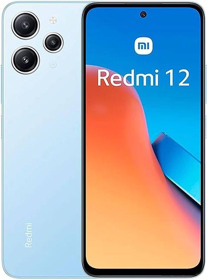 Smartphone Xiaomi Redmi 12 4G 128GB - 4GB Ram (Versao Global) (Sky Blue) Azul Menor preço em Smartphone Xiaomi Redmi 12 4G 128GB - 4GB Ram (Versao Global) (Sky Blue) Azul