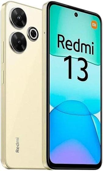 Imagem de Smartphone Xiaomi Redmi 13 128GB 6GB RAM Dual SIM Tela 6.79 (Sandy Gold) Dourado