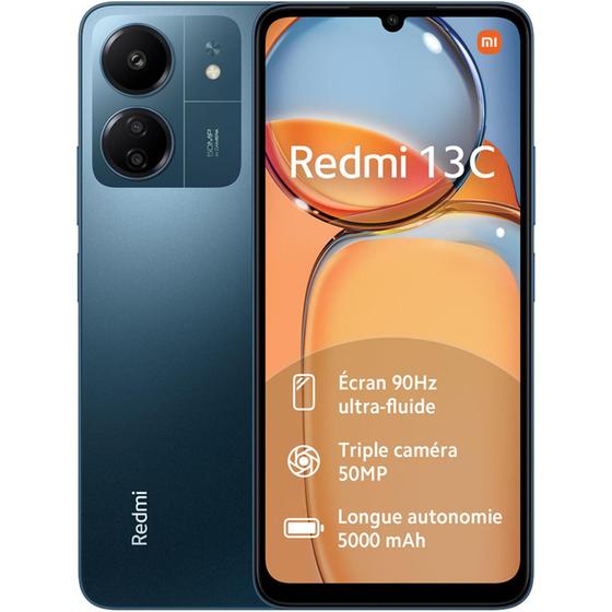 Imagem de Smartphone Xiaomi Redmi 13C 128GB - 6GB Ram (Navy Blue) Azul