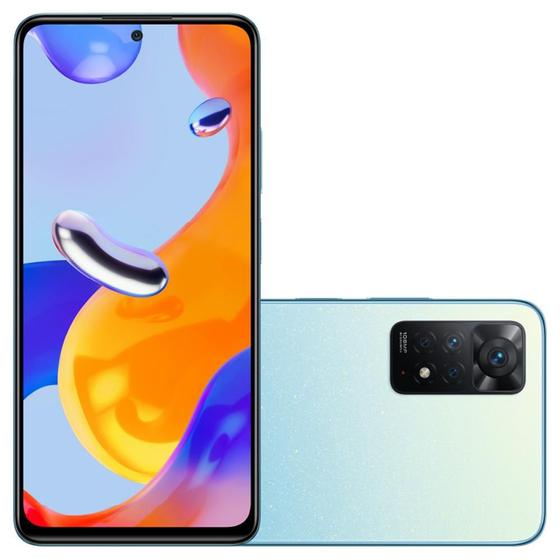 Smartphone Xiaomi Redmi Note 11 Pro, 6GB RAM, 128GB, Tela 6.67, Azul - CX335AZU Menor preço em Smartphone Xiaomi Redmi Note 11 Pro, 6GB RAM, 128GB, Tela 6.67, Azul - CX335AZU