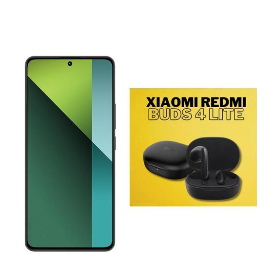 Imagem de Smartphone Xiaomi Redmi Note 13 8GB Ram 256GB + Fone Buds 4 Lite