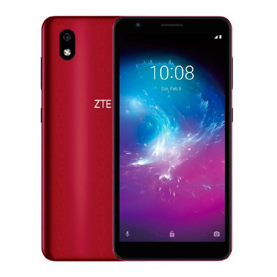 Imagem de Smartphone ZTE Blade A3, Vermelho, 4G, 32GB, Tela 5.45", Câmera Traseira 8MP  ZTE