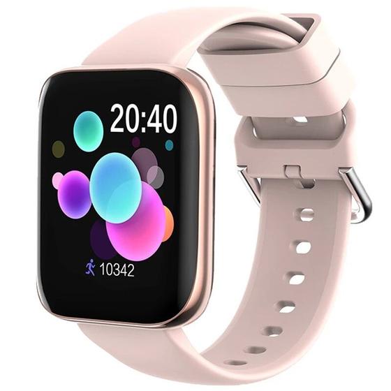 Imagem de Smartwatch feminino com tela sensível ao toque com suporte p