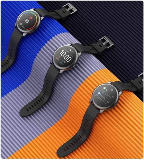 SmartWatch Haylou versão global unissex a prova d' água ip68 + 2