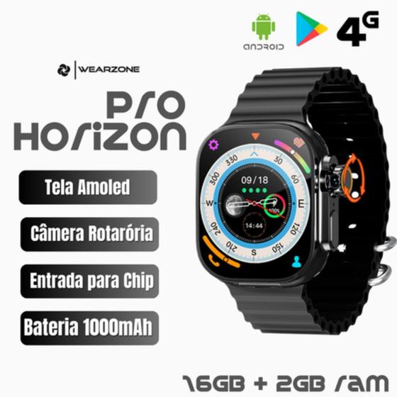 Imagem de SmartWatch Horizon Pro Celular de Pulso 4G. Explore Novos Horizontes