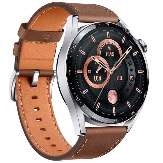 Smartwatch Huawei Watch GT3, 46mm, Bluetooth, Tela HD Amoled, GPS, Resistente à Água, Marrom - JPT-B19 é boa?