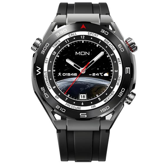 Imagem de Smartwatch Hw5 Max Relogio Inteligente Masculino Android iOS Bluetooth Gps Induçao 3 Pulseiras