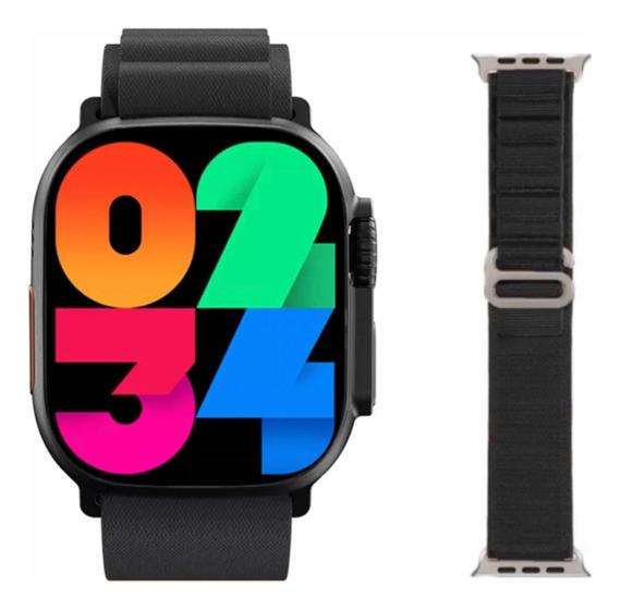 Imagem de Smartwatch Hw9 Ultra Max Tela Amoled 49mm Séries 9 Gps Nfc Original Lançamento C/2 Pulseiras