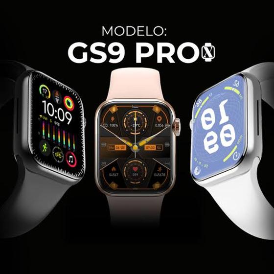 Imagem de Smartwatch inteligente GS9 PRO Série 9 Original GPS comando de voz Chat GPT notificações/ saúde