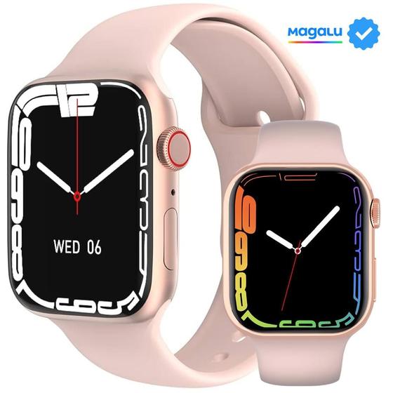 Imagem de Smartwatch inteligente Wearfit X8 PRO NFC faz e recebe chamadas siri e google assistente modo esportivo monitor de saúde masculino e feminino