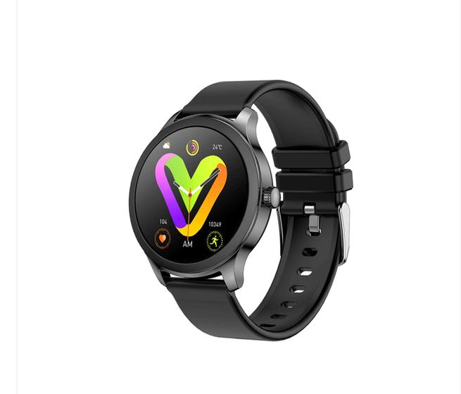 Imagem de Smartwatch Level Lvw-30 Preto, 1,3 Pol, À prova d'Água, Pulseira Silicone