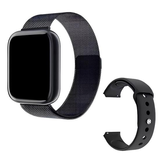 Smartwatch P80 Plus Multifuncional c/ Pulseiras Extra Menor preço em Smartwatch P80 Plus Multifuncional c/ Pulseiras Extra