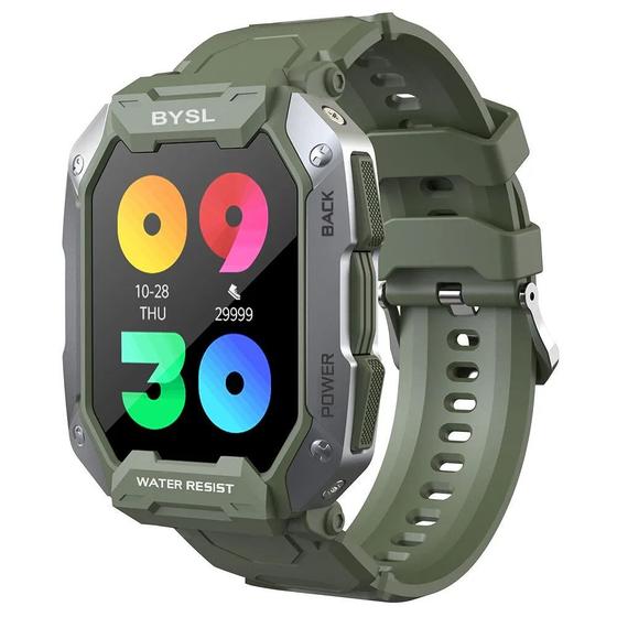 Imagem de Smartwatch para Homens 1.69"Tela HD Chamada Bluetooth Esporte - Verde