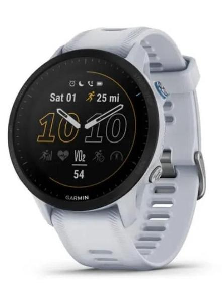 Imagem de Smartwatch Relógio Garmin Forerunner 955 Branco SA com Monitor Cardíaco de Pulso e GPS 46mm