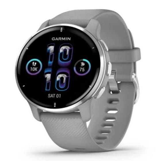 Imagem de Smartwatch Relógio Garmin Venu 2 Plus com Monitor Cardíaco de Pulso, GPS e Voz