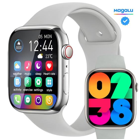 Smartwatch Relógio Inteligente HW9 PROMAX + 3 pulseiras Lançamento 2024 ...