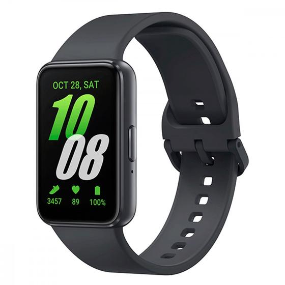 Imagem de Smartwatch Samsung Galaxy Fit3 1,6 AMOLED Bluetooth Grafite