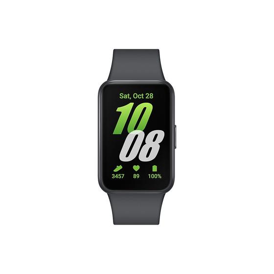 Imagem de Smartwatch Samsung Galaxy Fit3 Monitoramento de Saúde e Bem-estar Bluetooth Grafite