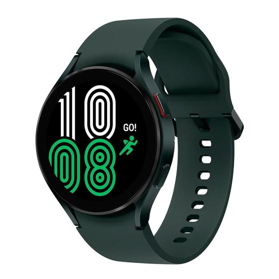 Imagem de Smartwatch Samsung Galaxy Watch 4, 44mm, Bluetooth, Verde - SM-R870NZGPZTO