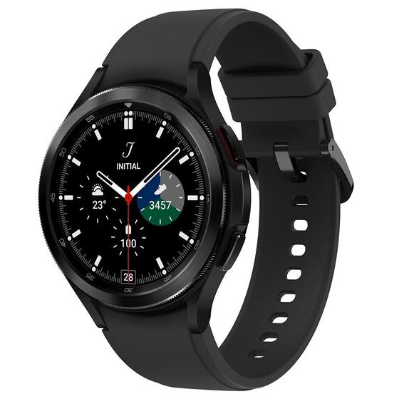 Imagem de Smartwatch Samsung Galaxy Watch 4 Classic LTE, 46mm, Pressão Arterial e ECG, Preto - SM-R895FZKPZTO