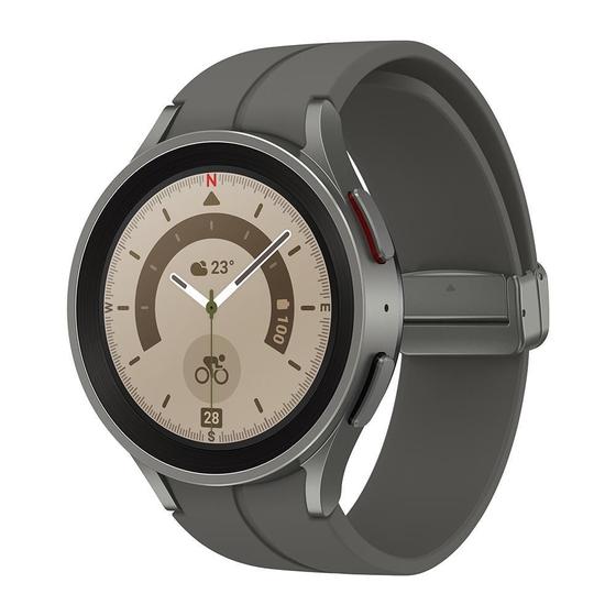 Imagem de Smartwatch Samsung Galaxy Watch 5 Pro 45mm BT Google Wear OS - Titânio
