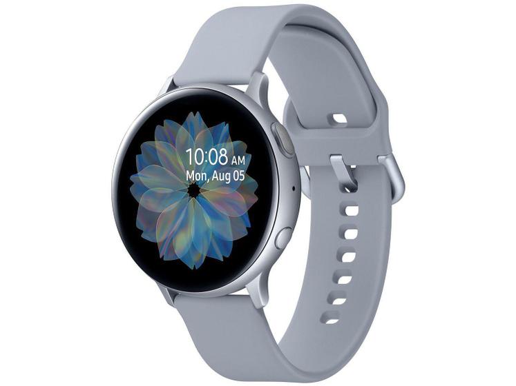 Smartwatch Samsung Galaxy Watch Active2 Prata 4GB Bluetooth Galaxy