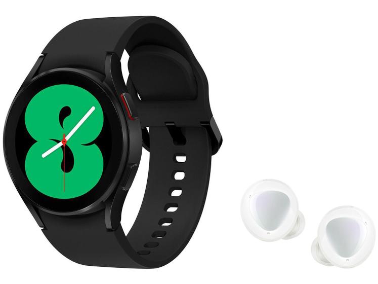Smartwatch Samsung Galaxy Watch4 BT Preto Menor preço em Smartwatch Samsung Galaxy Watch4 BT Preto
