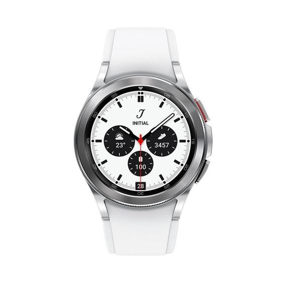 Smartwatch Samsung Galaxy Watch4 Classic BT 42mm - Prata Menor preço em Smartwatch Samsung Galaxy Watch4 Classic BT 42mm - Prata