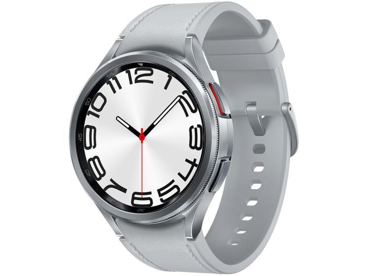 Imagem de Smartwatch Samsung Galaxy Watch6 Classic LTE 43mm Prata 16GB Bluetooth