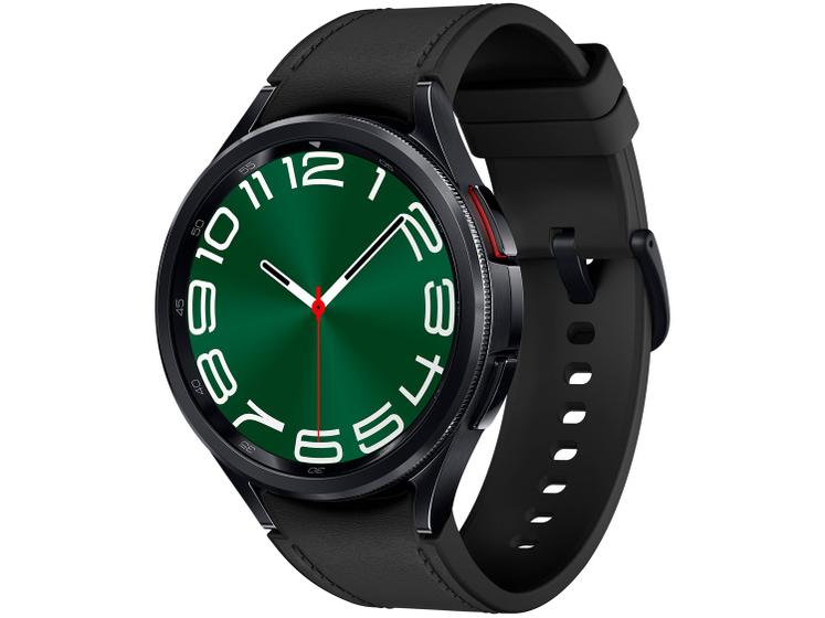 Smartwatch Samsung Galaxy Watch6 Classic LTE 47mm Grafite 16GB Bluetooth Menor preço em Smartwatch Samsung Galaxy Watch6 Classic LTE 47mm Grafite 16GB Bluetooth