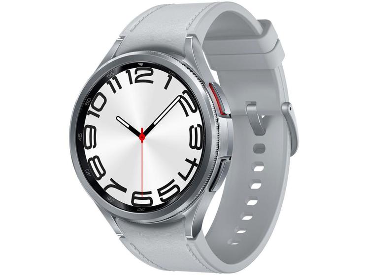 Imagem de Smartwatch Samsung Galaxy Watch6 Classic LTE 47mm Prata 16GB Bluetooth