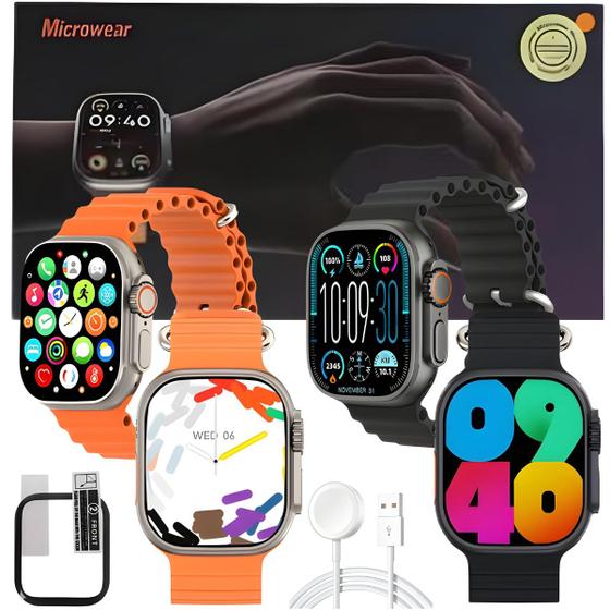 Imagem de Smartwatch U9s Ultra ChatGpt Lançamento Relógio Masculino Feminino Recebe Notificaçoes Nfc Siri