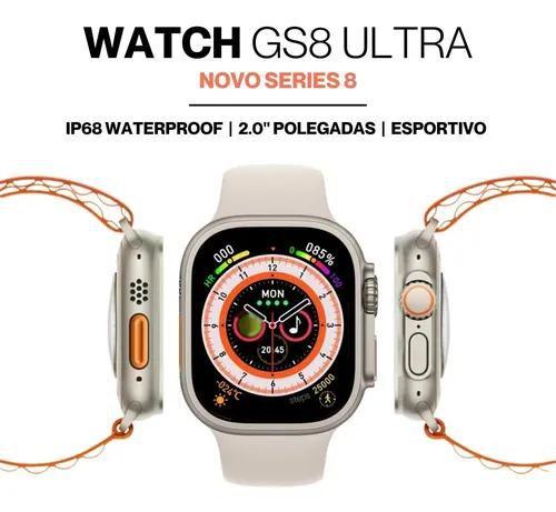 Smartwatch Ultra Gs8 22 Relógio Lançamento Com Nota Fiscal Menor preço em Smartwatch Ultra Gs8 22 Relógio Lançamento Com Nota Fiscal