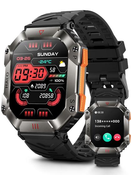 Imagem de Smartwatch Unigirl Coss Teo com 100 dias de bateria IP68 Android