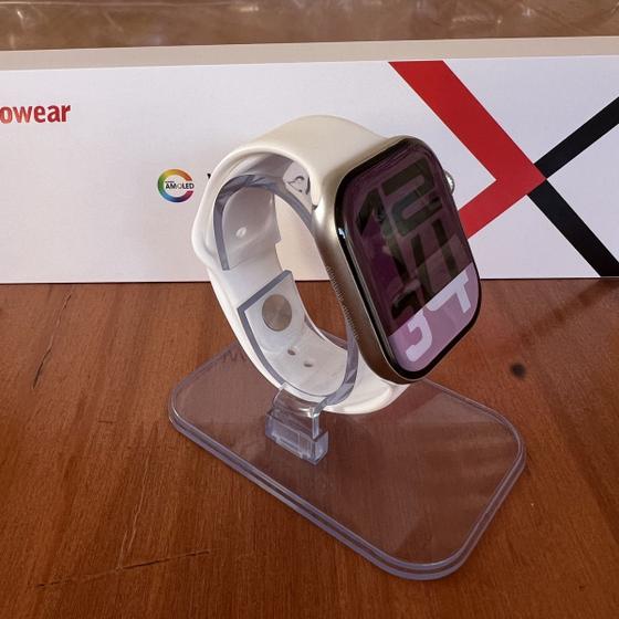 Imagem de Smartwatch W10 Pro Amoled Gps Chatgpt 2 Pulseiras A Prova D'gua Envio Imediato Original Nota Fiscal + Pulseira Extra