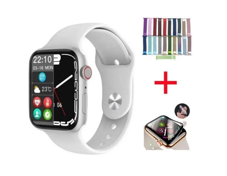 Smartwatch W27 Pro Series 7 Nfc + Pulseira + Pelicula Gel Menor preço em Smartwatch W27 Pro Series 7 Nfc + Pulseira + Pelicula Gel