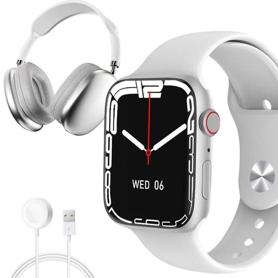 Imagem de Smartwatch Watch Series 9 PROMAX + Fone Bluetooth Pro 9 + 2 Pulseiras NFC android e iOs inteligente