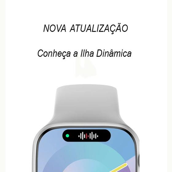 Imagem de Smartwatch Watch X Serie 10 Tela Amoled Chatgpt Gps Lançamento 2024