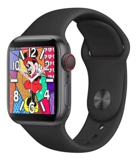 Imagem de SmartWatch X7 Faz Ligações Troca Foto Troca Pulseira Batimentos Cardíacos Multi-Funções Unissex 