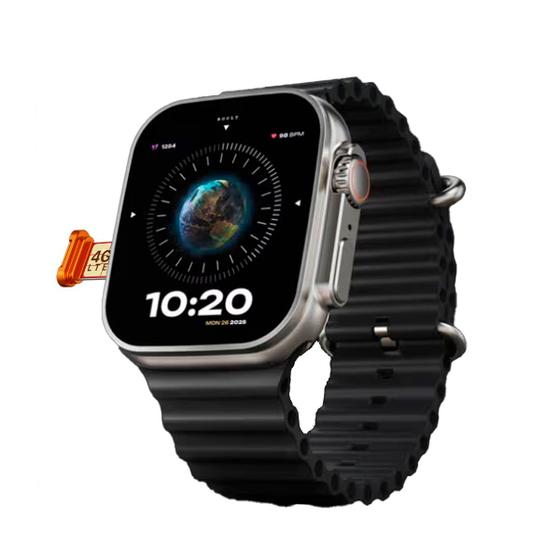 Imagem de Smarwatch HW2 Ultra Watch Preto Séries 10 Amoled prova d'água lançamento NFC assistente inteligencia artificial chat GPT