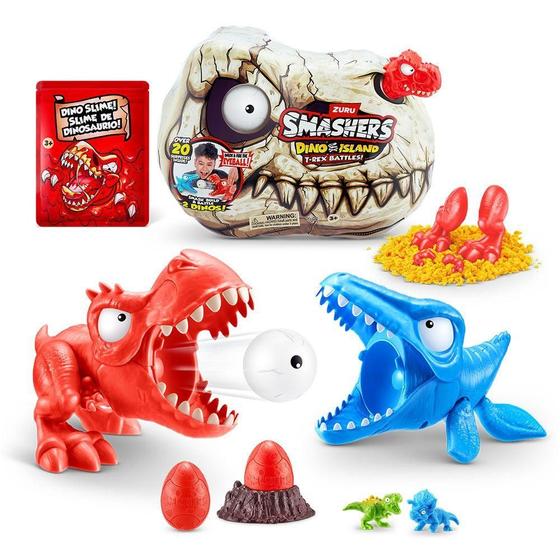 Imagem de Smashers Dino Island Series 1 Mini T-Rex - Fun Divirta-se