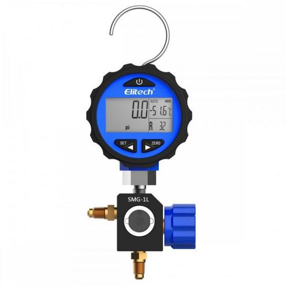 Imagem de Smg-1l manifold digital 1 via unitário c/manômetro de baixa (-14.5 a 500psi) com visor de líquido