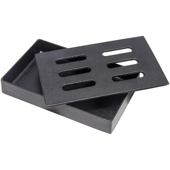 Imagem de Smoker Box Char-Broil Cast Iron 20cm para churrasqueira a gás ou elétrica