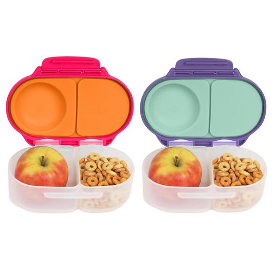 Imagem de Snack Box b.box para Crianças - 360ml, 2 Compartimentos (Pacote com 2)