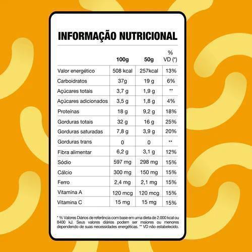 Imagem de Snack De Amendoim, Queijo 6X50G Sem Glúten - Mindú