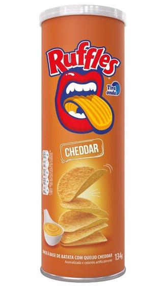 Imagem de Snack de Batata Ruffles Cheddar Tubo Elma Chips 134g 