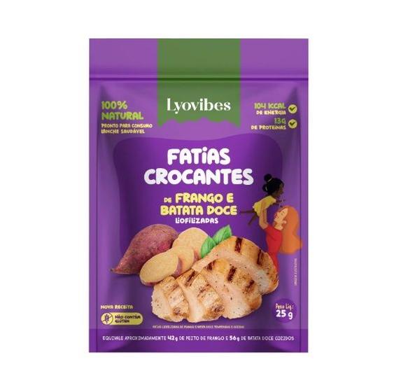 Imagem de Snack de Frango com Batata Doce Liofilizado Lyovibes 25g