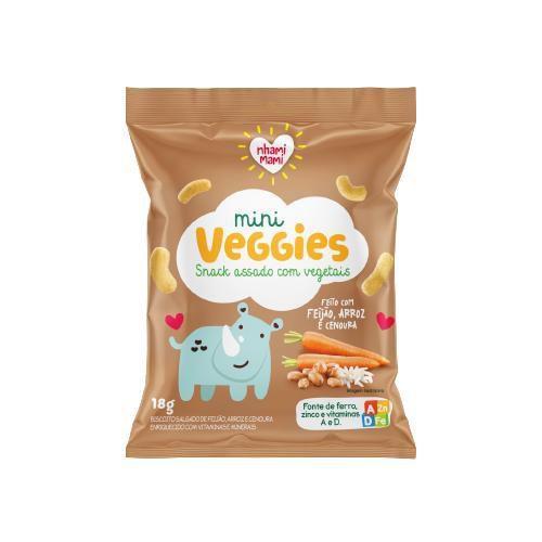 Imagem de Snack Infantil Mini Veggies Nhami Mami 18g - 100% Natural