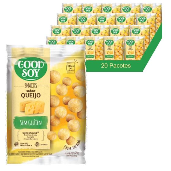 Imagem de Snacks De Soja Goodsoy Sabor Queijo 25G (20 Pacotes)